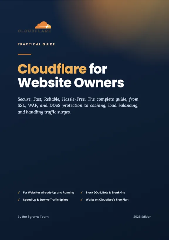 Cover of the ebook Cloudflare for Website Owners